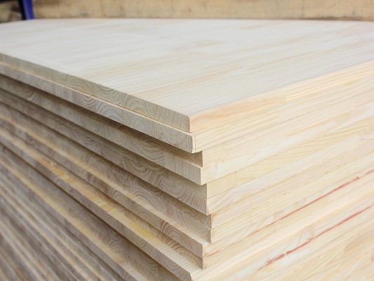 Laminated wood